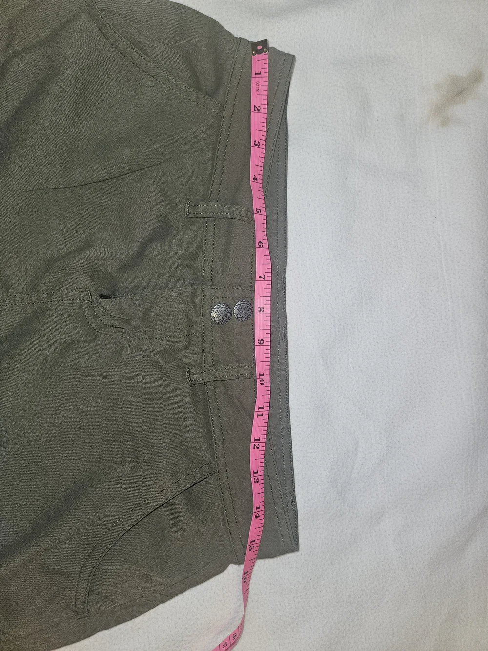 Prana Olive Green Women's Waistband Skirt